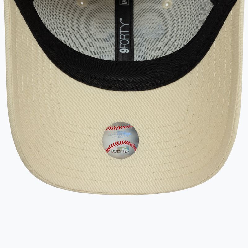 New Era Icon 9Forty Los Angeles Dodgers baseball sapka világos bézs színben 5