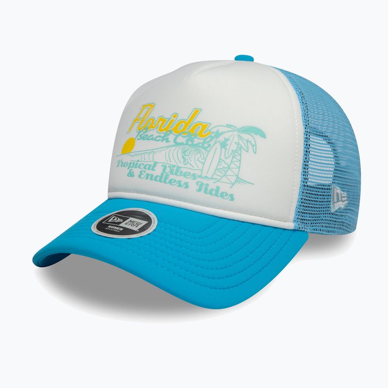 New Era Foam Trucker baseball sapka pasztellkék színben 2