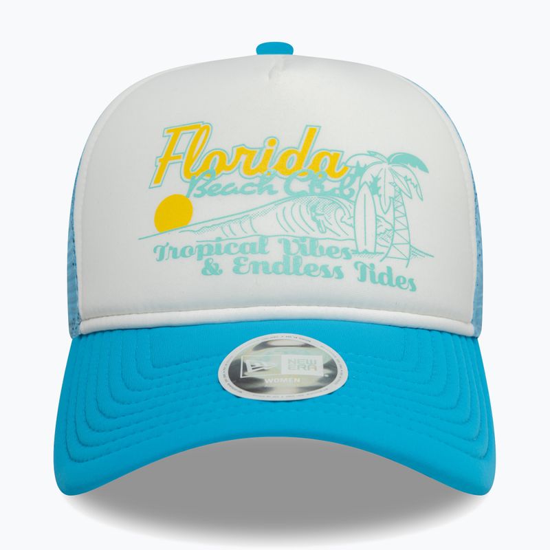 New Era Foam Trucker baseball sapka pasztellkék színben 3