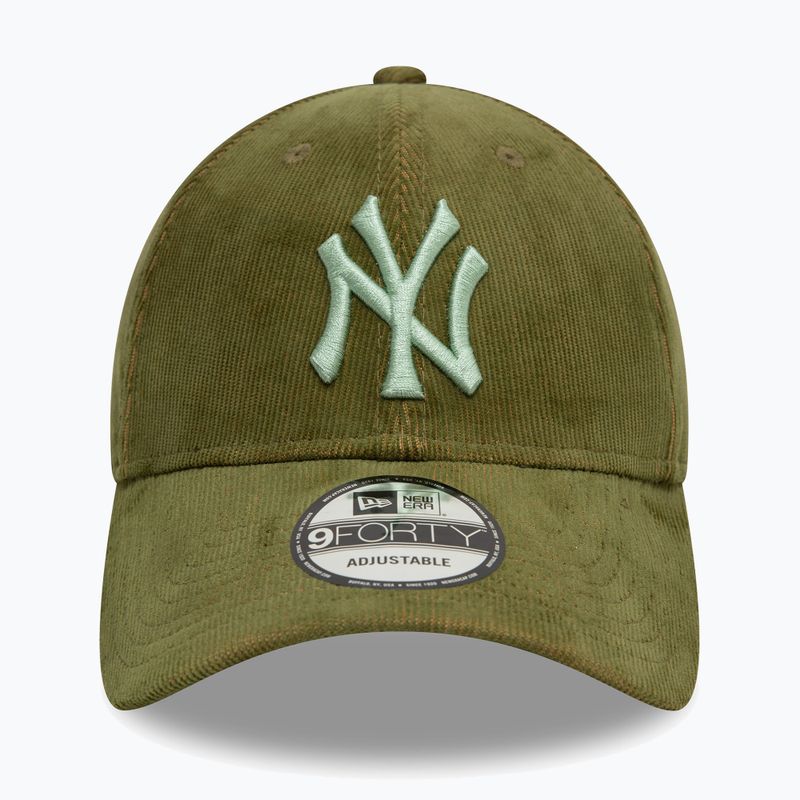 New Era Two Tone Cord 9Forty New York Yankees baseball sapka sötétzöld 2