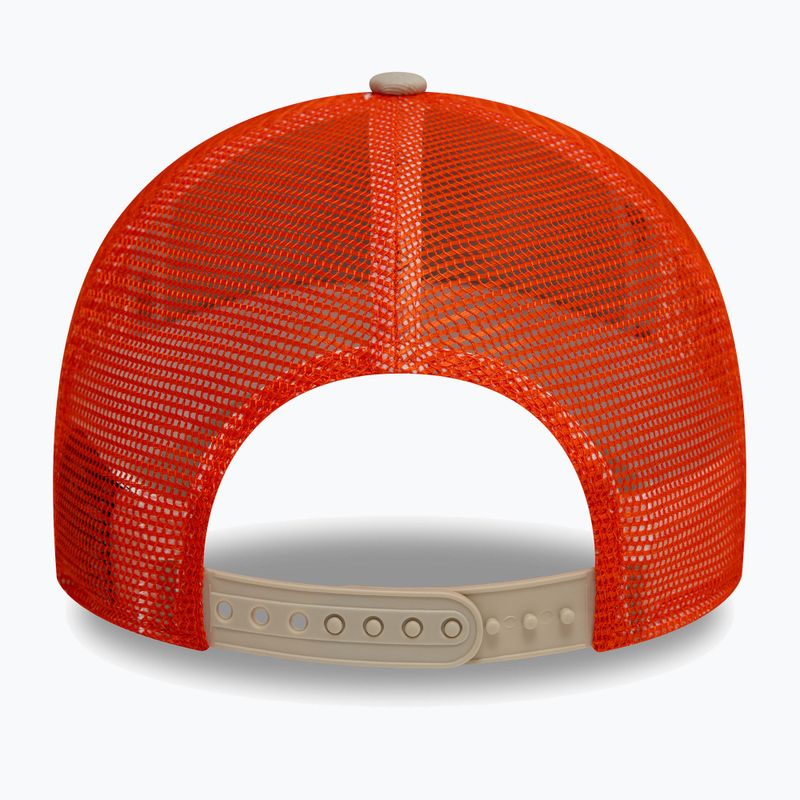 New Era Summer Patch Trucker baseball sapka világos bézs színben 4