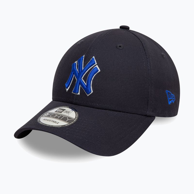 New Era Side Patch 9Forty New York Yankees baseball sapka navy 2