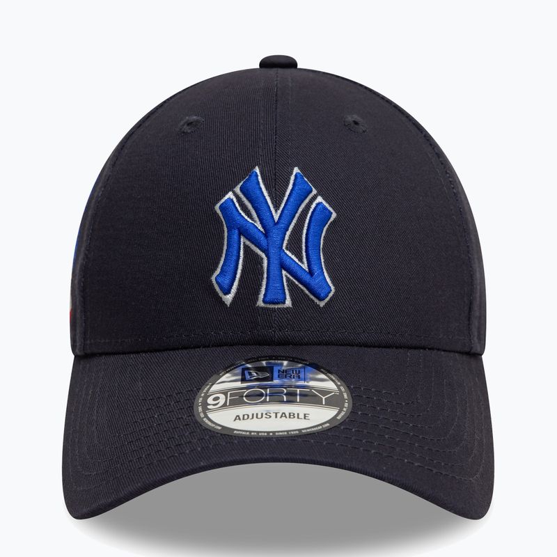 New Era Side Patch 9Forty New York Yankees baseball sapka navy 3