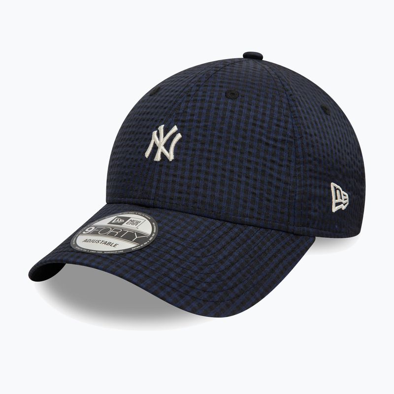 New Era Seersucker 9Forty New York Yankees navy baseball sapka 3