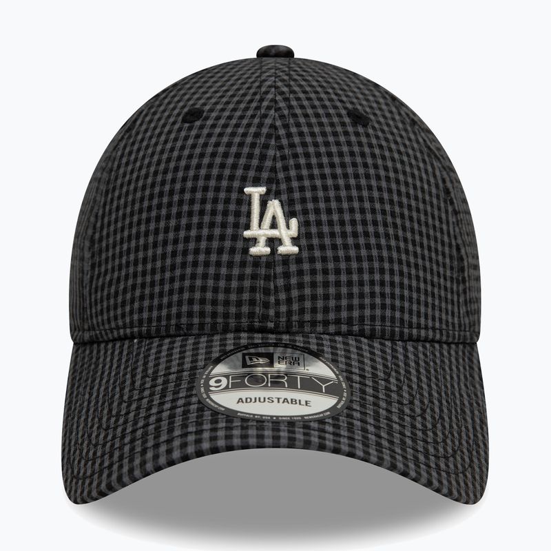 New Era Seersucker 9Forty Los Angeles Dodgers baseball sapka fekete 3