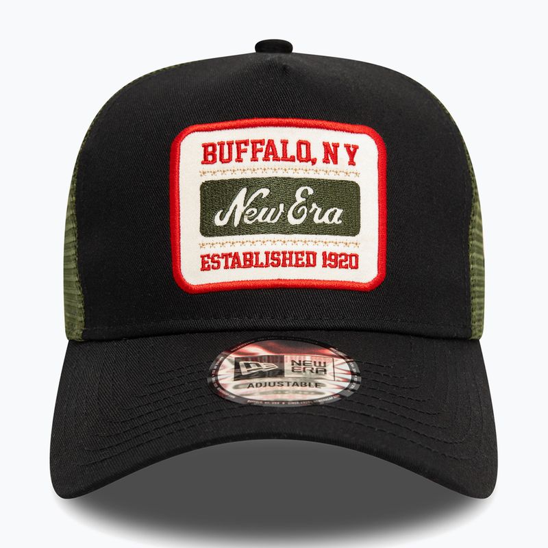 New Era NE Patch Trucker baseball sapka fekete 3