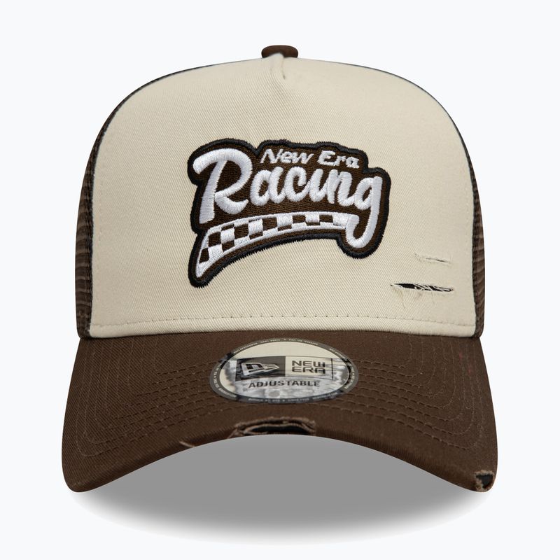 New Era NE Motorsport Trucker világos bézs színű baseball sapka 2