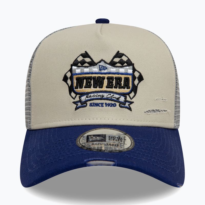 New Era NE Motorsport Trucker világos bézs színű baseball sapka 2