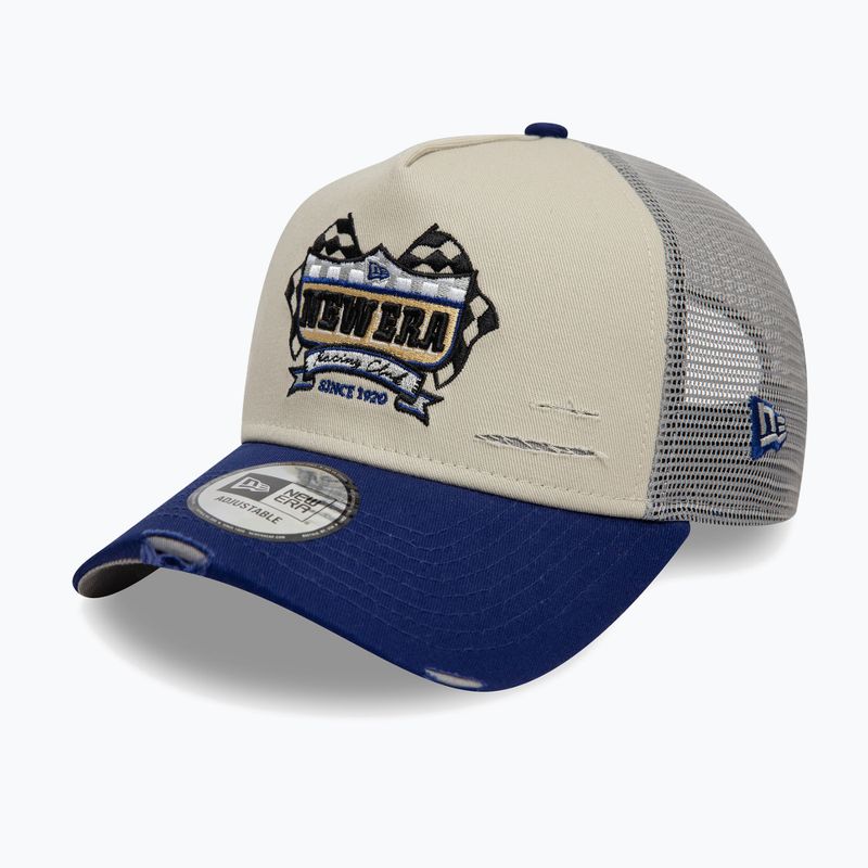 New Era NE Motorsport Trucker világos bézs színű baseball sapka 3