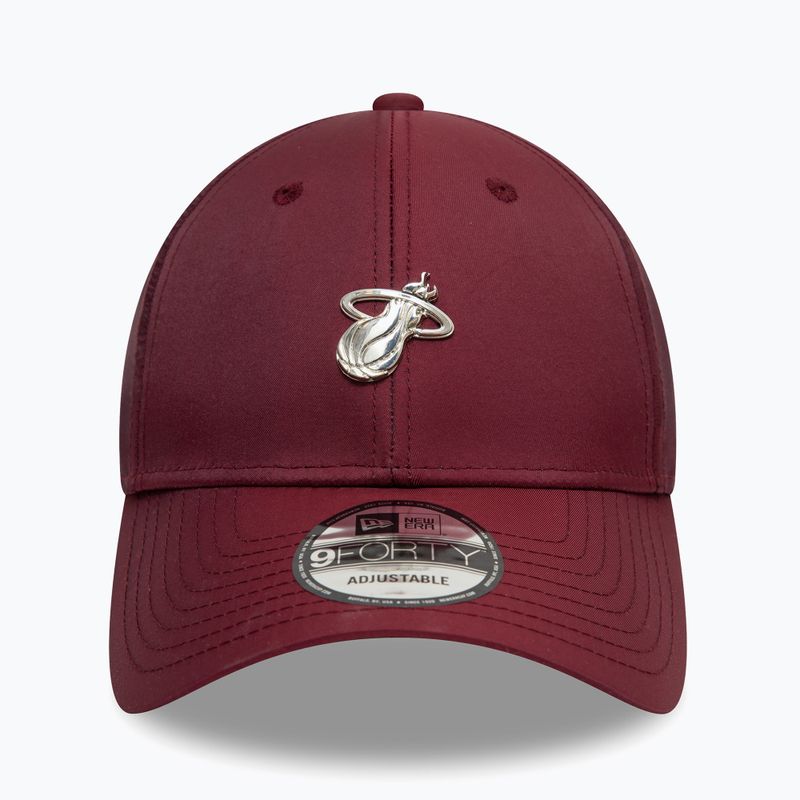 New Era NBA Tech 9Forty Maiami Heat sötétvörös baseball sapka 2
