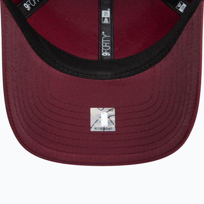New Era NBA Tech 9Forty Maiami Heat sötétvörös baseball sapka 5