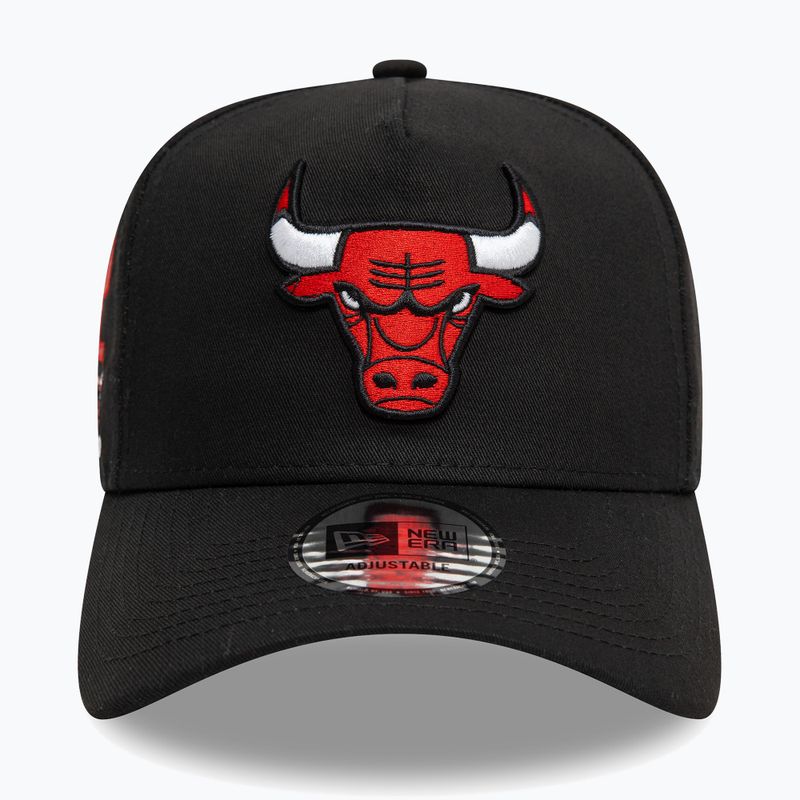 New Era NBA Patch Eframe Chicago Bulls baseball sapka fekete 2