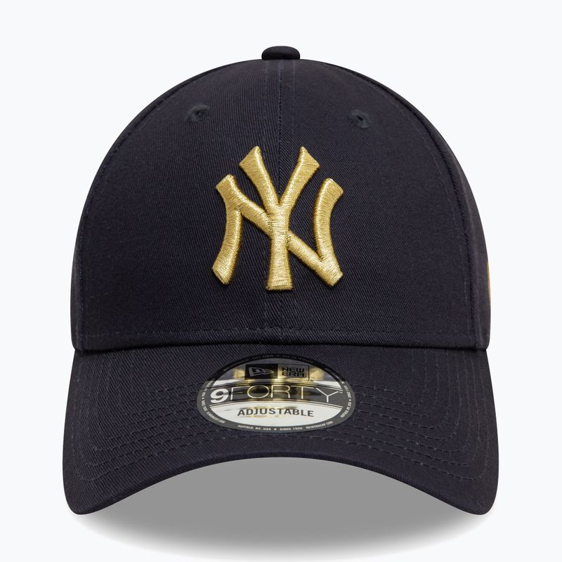New Era Metallic 9Forty New York Yankees sapka navy 2