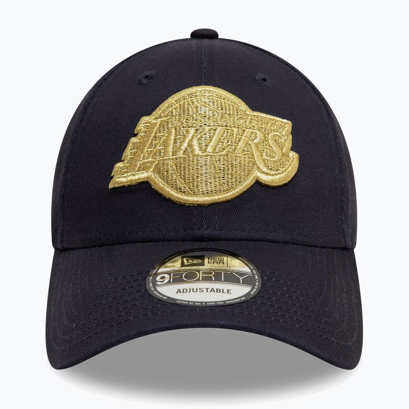 New Era Metallic 9Forty Los Angeles Lakers baseball sapka tengerészkék színben 2