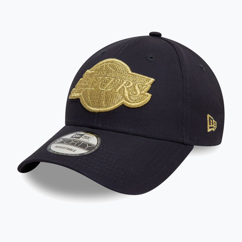 New Era Metallic 9Forty Los Angeles Lakers baseball sapka tengerészkék színben 3
