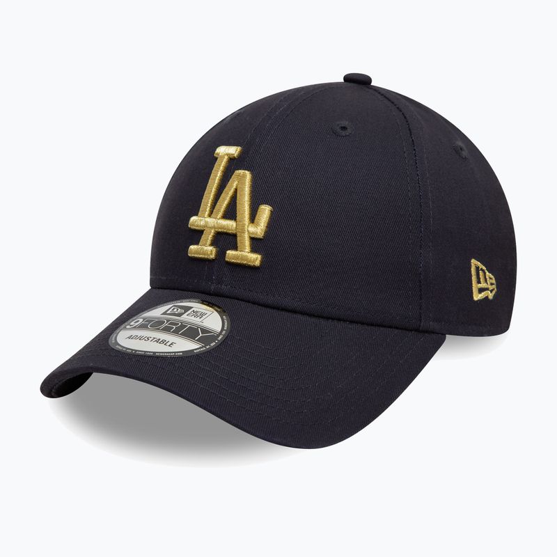 New Era Metallic 9Forty Los Angeles Dodgers baseball sapka tengerészkék színben 3