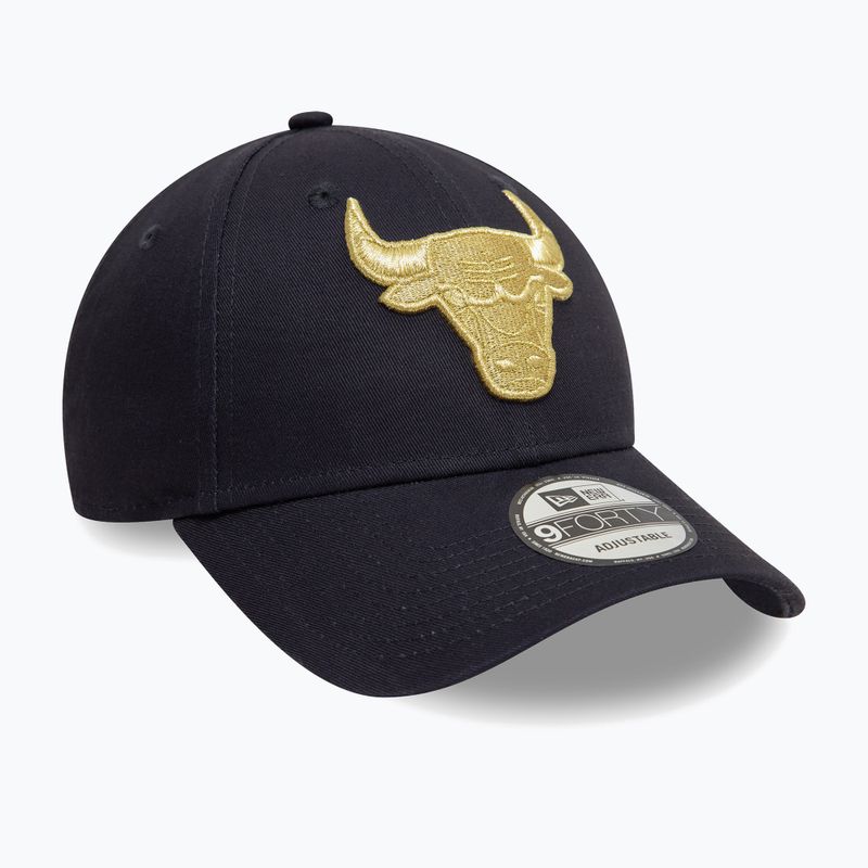 New Era Metallic 9Forty Bulls baseball sapka navy
