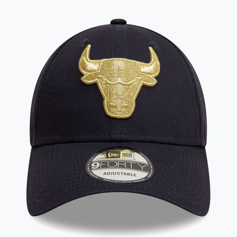 New Era Metallic 9Forty Bulls baseball sapka navy 2