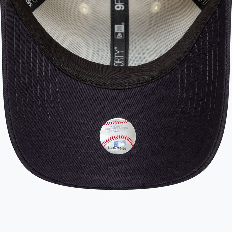 New Era Colourblock 9Forty New York Yankees baseball sapka világos bézs színben 5