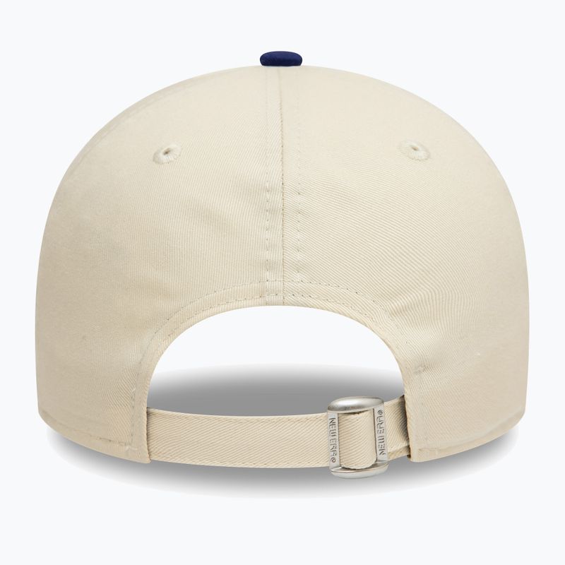 New Era Colourblock 9Forty Los Angeles Dodgers baseball sapka világos bézs színben 4