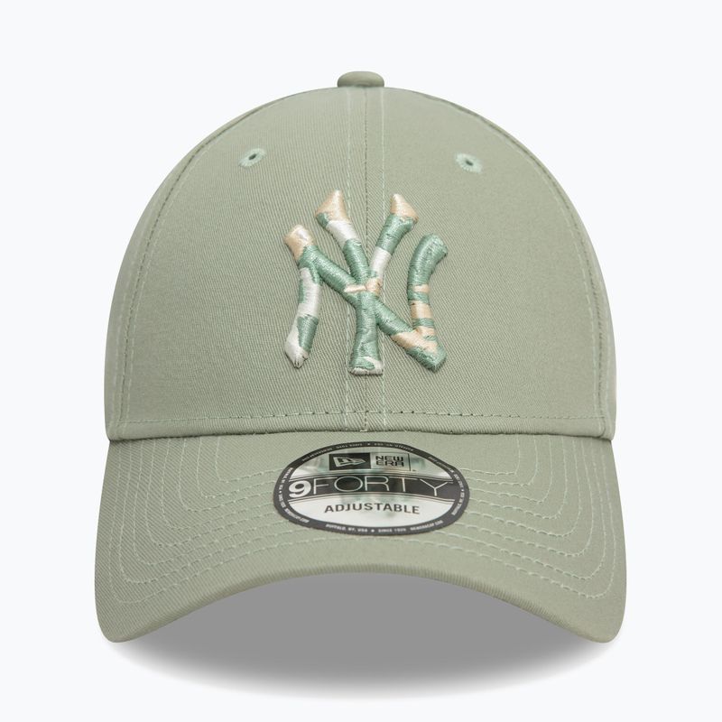 New Era Camo Infill 9Forty New York Yankees zöld pasztell baseballsapka 2
