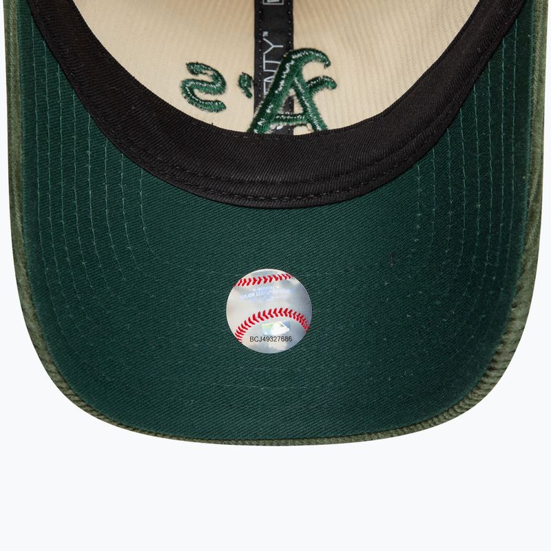 New Era Block Cord 9Twenty Oakland Athletics baseball sapka világos bézs színben 5