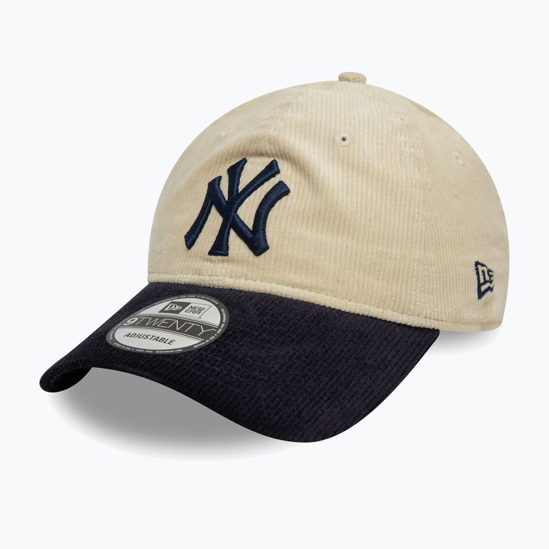 New Era Block Cord 9Twenty New York Yankees baseball sapka világos bézs színben