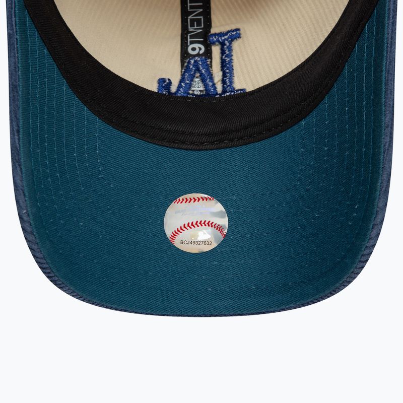 New Era Block Cord 9Twenty Los Angeles Dodgers baseball sapka világos bézs színben 5
