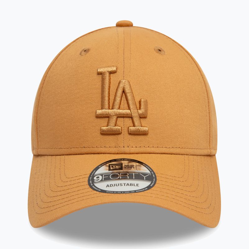 New Era League Essential 9Forty Los Angeles Dodgers sötét bézs baseball sapka 2
