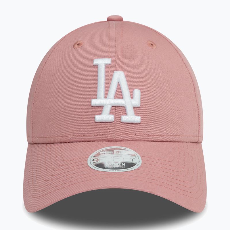 New Era League Essential 9Forty Los Angeles Dodgers sötét rózsaszín baseball sapka 2