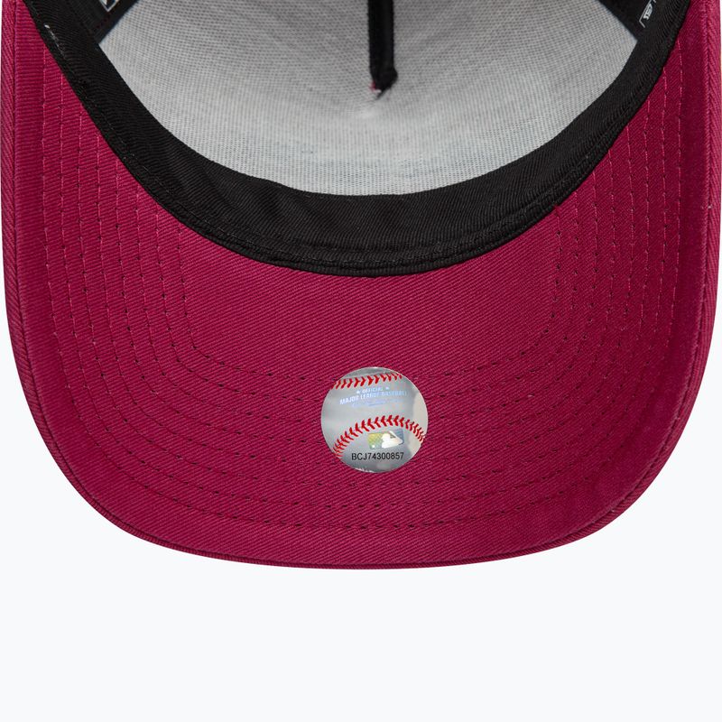 New Era MLB Patch Trucker Los Angeles Dodgers sötétvörös baseball sapka 5