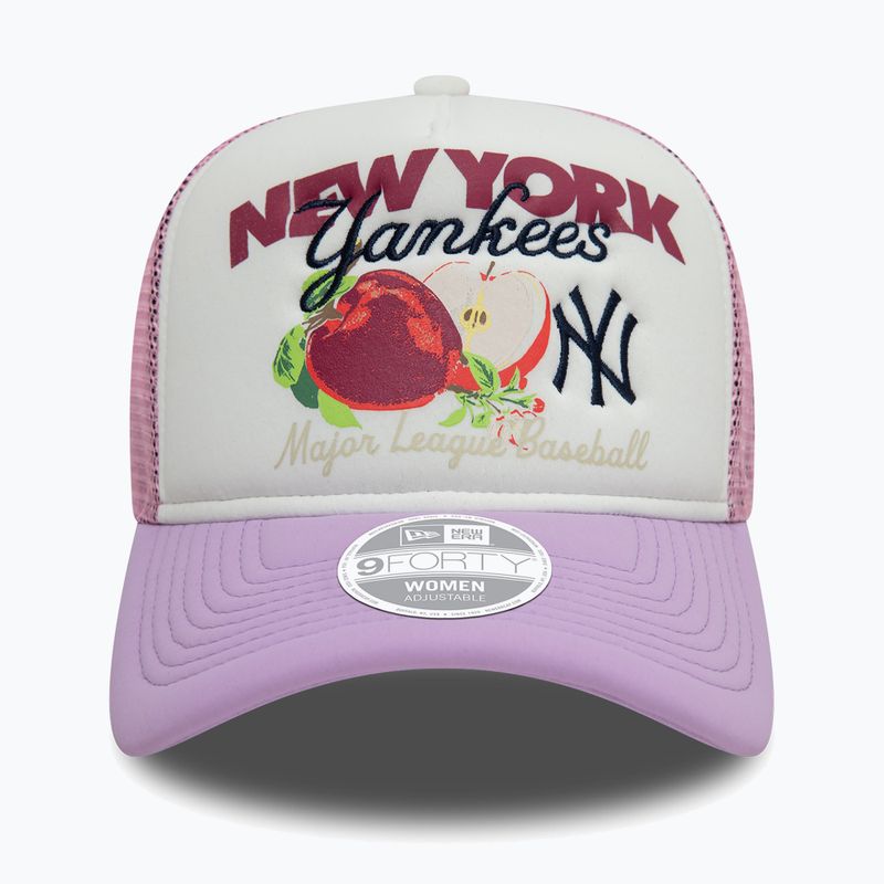 New Era Fruit Graphics Trucker New York Yankees sötét rózsaszín baseball sapka 3