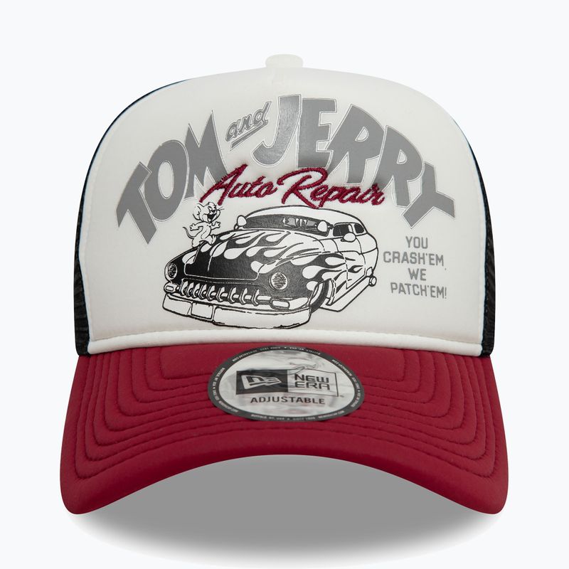 New Era Tom And Jerry Trucker sötétpiros baseball sapka 2
