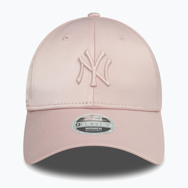 Női New Era Satin 9Forty New York Yankees sötét rózsaszín baseball sapka 2