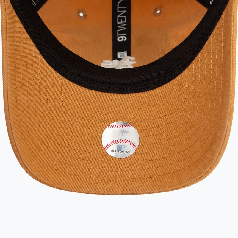 New Era Mini Washed 9Twenty Oakland Athletics sötét bézs baseball sapka 4