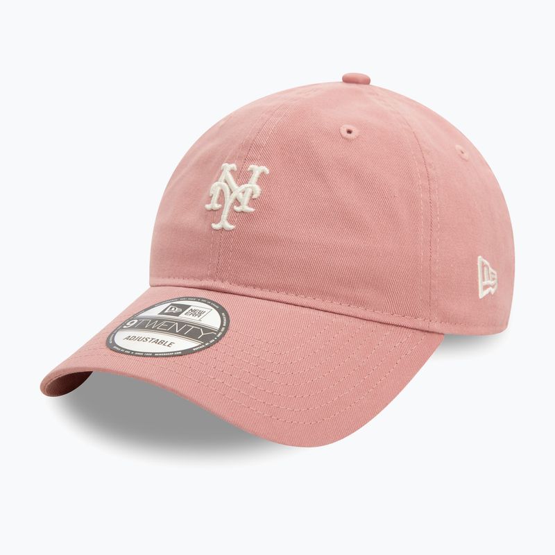 New Era Mini Washed 9Twenty New York Mets sötét rózsaszín baseball sapka 2