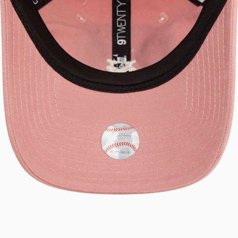 New Era Mini Washed 9Twenty New York Mets sötét rózsaszín baseball sapka 5