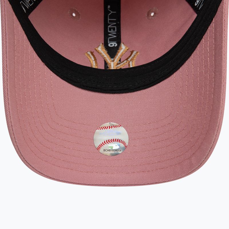 New Era League Essential 920 New York Yankees sötét rózsaszín baseball sapka 5