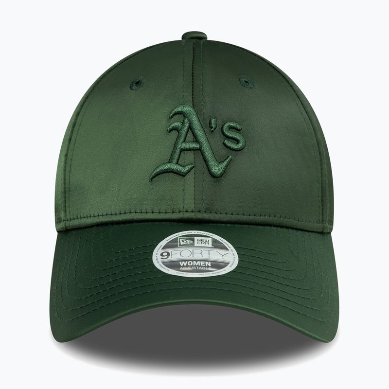 New Era Satin 9Forty Oakland Athletics baseball sapka sötétzöld 3