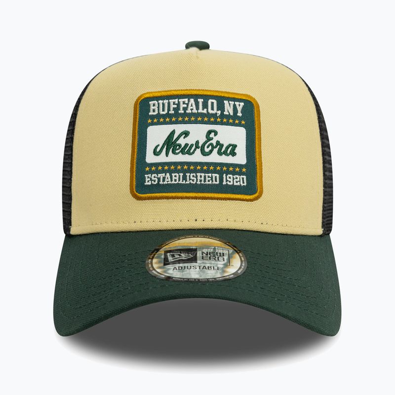New Era NE Patch Canvas Trucker sapka világos bézs színben 2