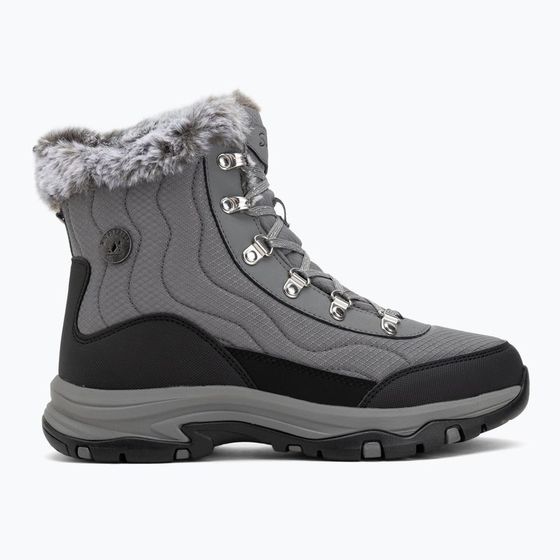 Női Skechers Trego Stormie szénszürke cipő 2