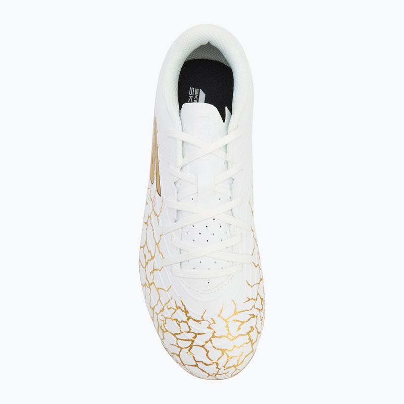 SKECHERS gyermek futballcipő Skx_ 1.5 Youth Jr FG fehér/arany 5