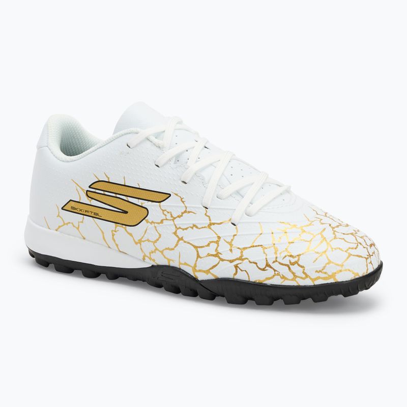 SKECHERS Skx_1.5 Youth Jr TF fehér/arany gyermek focicipő
