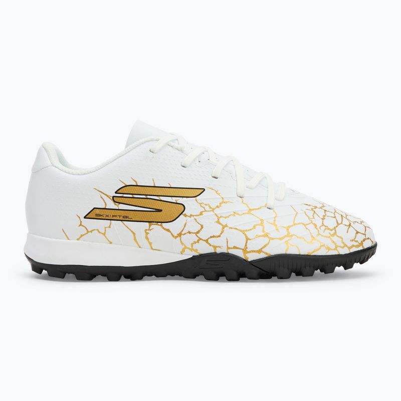SKECHERS Skx_1.5 Youth Jr TF fehér/arany gyermek focicipő 2