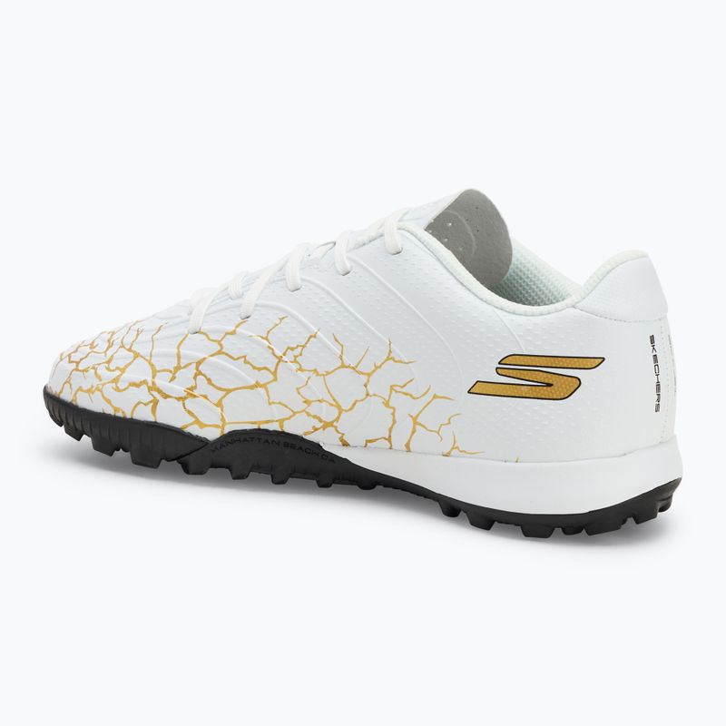 SKECHERS Skx_1.5 Youth Jr TF fehér/arany gyermek focicipő 3