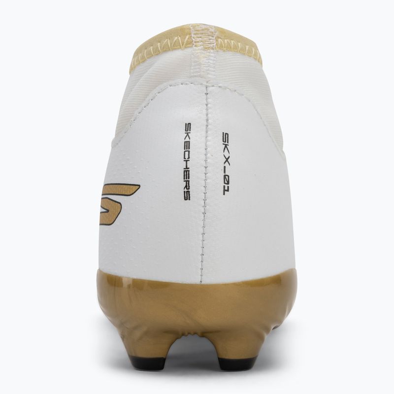 SKECHERS gyermek futballcipő Skx_1.5 High Td Jr FG fehér/arany 6
