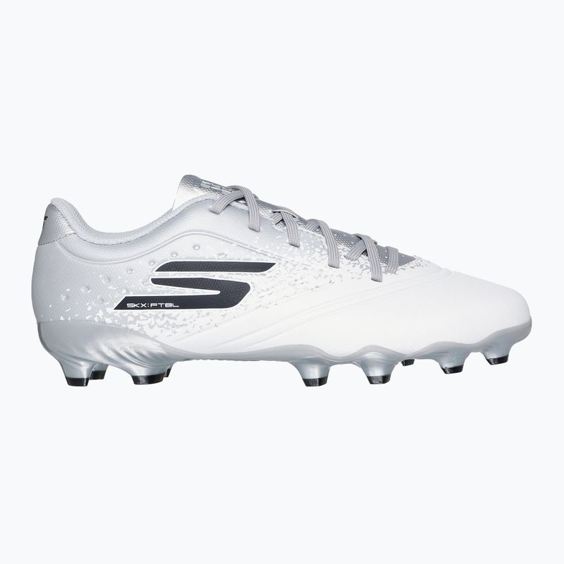 SKECHERS Razor 1.5 Youth Jr FG fehér/ezüst gyermek focicipő 9