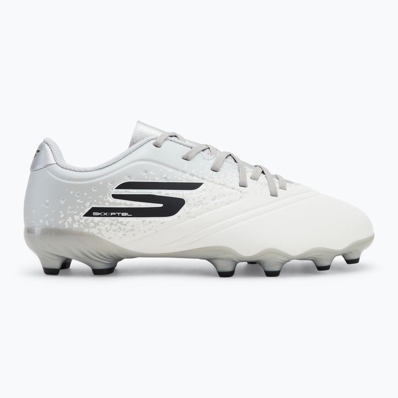 SKECHERS Razor 1.5 Youth Jr FG fehér/ezüst gyermek focicipő 2