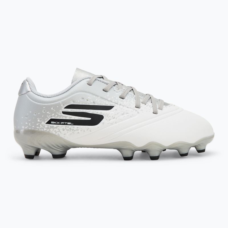 SKECHERS Razor 1.5 Td Jr FG gyermek focicipő fehér/ezüst 2