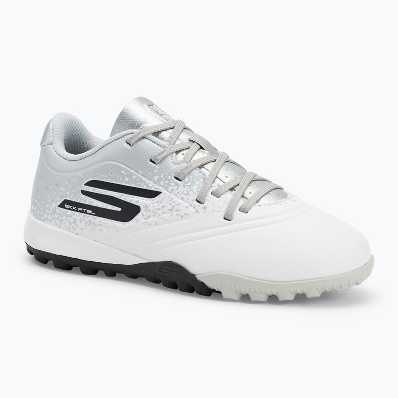 SKECHERS Razor 1.5 Td Jr TF gyermek futballcipő fehér/ezüst